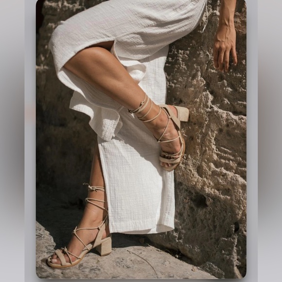 ALOHAS Sophie Sandal in Corn Sand - Picture 3 of 16